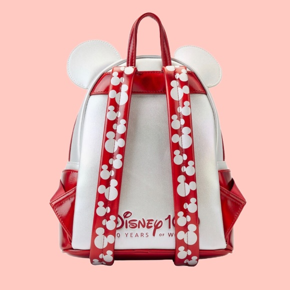 Loungefly Disney 100 Platinum‎ Mickey Mouse Cosplay Mini Backpack and Wallet